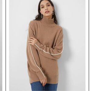 French Connection Libby Vhari High Neck Pipe Sweater
